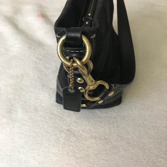 SOLD Coach bag (Fabric and leather ) - Picture 4 of 7